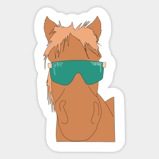 Viper Horse Sticker